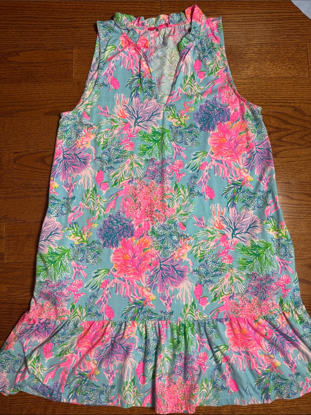 XL Lilly Pulitzer Malone dress in Celestial Blue Cay To My Heart